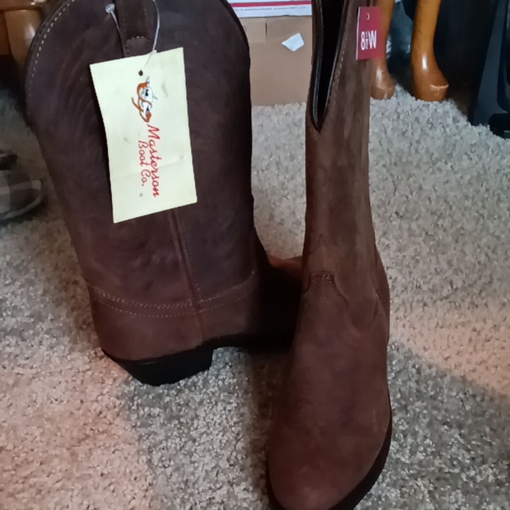 Brown Heeled Boots